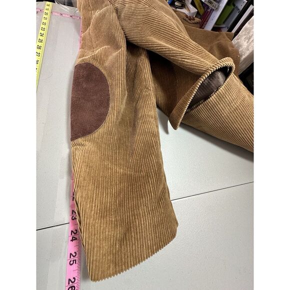 Vintage Patrick James Mens Corduroy Blazer Tan Suede Elbow Patches **READ SIZE - Picture 12 of 14